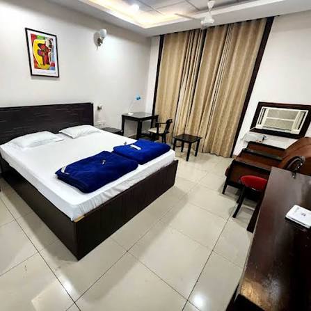 AC room at Shri Mookambika Temple Guest House Kollur
